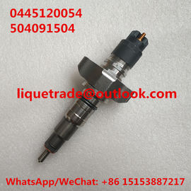 China BOSCH common rail injector 0445120054 , 0 445 120 054 for IVECO 504091504, CASE NEW HOLLAND 2855491 supplier