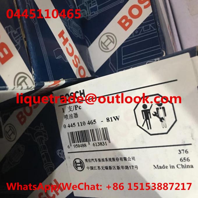BOSCH FUEL INJECTOR 0445110465 Common rail injector 0 445 110 465 , 0445110465