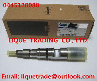 China Genuine and New Common rail injector 0445120080 for DAEWOO DOOSAN DL06S 65.10401-7004A supplier