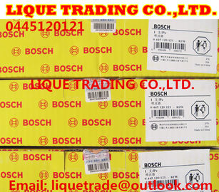 China BOSCH 0 445 120 121 Genuine Common rail injector 0445120121 / 4940640 for Cummins ISLE engine supplier