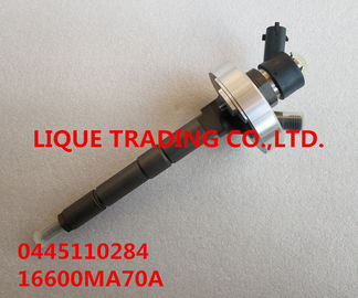 China BOSCH Common rail injector 0445110284 , 0 445 110 284 for 16600 MA70A / 16600MA70A / 16600-MA70A supplier