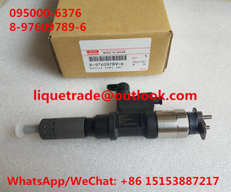 China DENSO 6376 genuine INJECTOR 095000-6376, 8-97609789-6 , 8976097896 , 97609789 supplier
