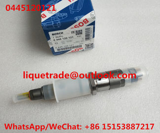 China BOSCH  0 445 120 121  Common rail injector 0445120121 / 4940640 for Cummins ISLE engine supplier