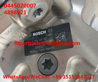 China BOSCH Fuel Pump 0445020007, 0 445 020 007, 0445020175 ,Cummins 4897040, 4898921, IVECO 5801382396 supplier