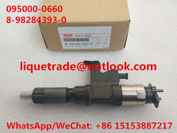 China DENSO Common Rail Injector 095000-0660 ,  8982843930 , 8-98284393-0 for ISUZU 4HK1, 6HK1 supplier