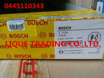 China BOSCH Common rail injector 0445110343 , 0 445 110 343 , 0445 110 343 for JAC Refine supplier