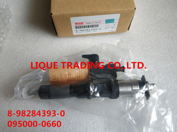 China DENSO INJECTOR 095000-0660 ,  8982843930 , 8-98284393-0 for ISUZU 4HK1, 6HK1 supplier