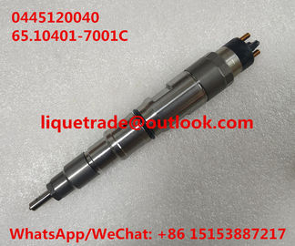 China BOSCH INJECTOR 0445120040 , 0 445 120 040 for DOOSAN 65.10401-7001C , 65.10401-7001 supplier