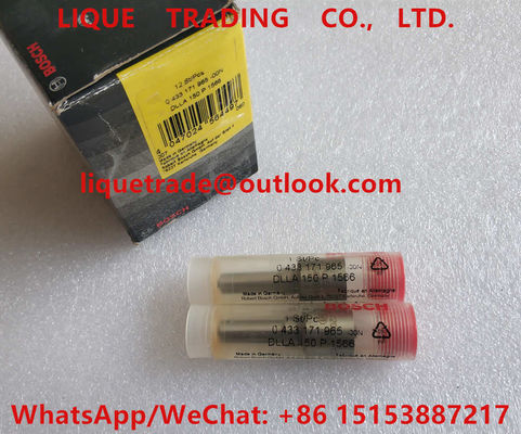 China BOSCH injector nozzle 0433171965 , DLLA150P1566 , 0 433 171 965 , DLLA 150 P 1566 , 433171965 supplier