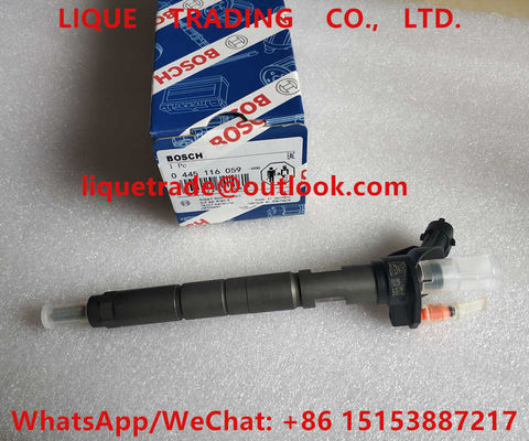 China BOSCH fuel injector 0445116059, 0445116019 for FIAT 580540211, IVECO 5801540211, 504385557 supplier