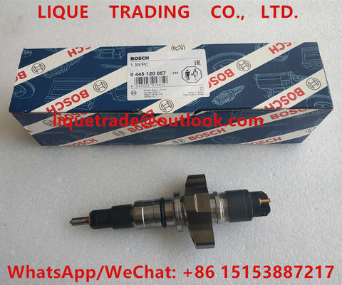 China BOSCH Fuel injector 0445120057 , 0 445 120 057 , 0445 120 057 for IVECO 504091505, CASE NEW HOLLAND 2854608 supplier