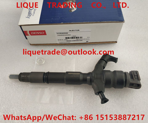 China DENSO fuel injector DCRI200240 , 2959000240AM , 295900-0240 , 23670-30170, 23670-39445 for TOYOTA Dyna, Hiace, Hilux supplier