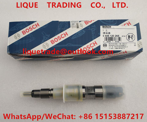 China BOSCH common rail injector 0445120265 , 0445120086 , 612630090001 for WEICHAI 0 445 120 265 supplier