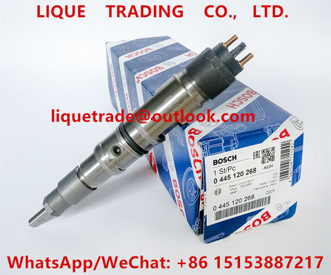 China BOSCH common rail fuel injector 0445120268 , 0 445 120 268 , 400903-00046 , 40090300046 for DOOSAN DL06S supplier