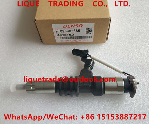 China DENSO Common Rail injector 9709500-686 , 095000-6860, 095000-6861, ME304627, ME307086 for MITSUBISHI 6M60T supplier