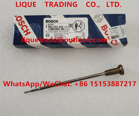 China BOSCH injector valve F00VC01033 , F 00V C01 033 for 0445110279 0445110283 0445110186 supplier