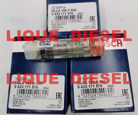 China BOSCH Injector Nozzle 0433171576 , DLLA150P848 , 0 433 171 576 , DLLA 150 P 848 supplier