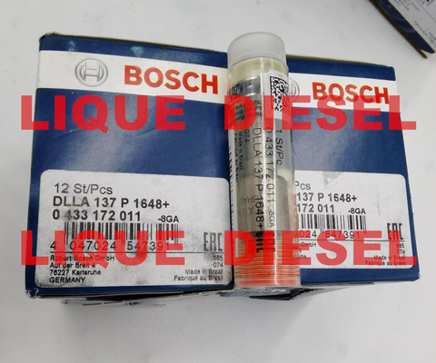 China BOSCH Injector Nozzle 0433172011 , DLLA137P1648 , 0 433 172 011 , DLLA 137 P 1648 supplier