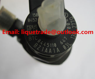 BOSCH Genuine and New Common rail injector 0445110647 / 0 445 110 647 for VOLKSWAGEN 03L130277J, 03L130277Q supplier