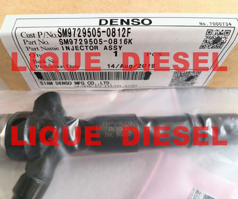 DENSO fuel injector 295050-0810 9729505-081 TOYOTA 2KD-FTV 23670-0L110 236700L110 23670-09380 supplier