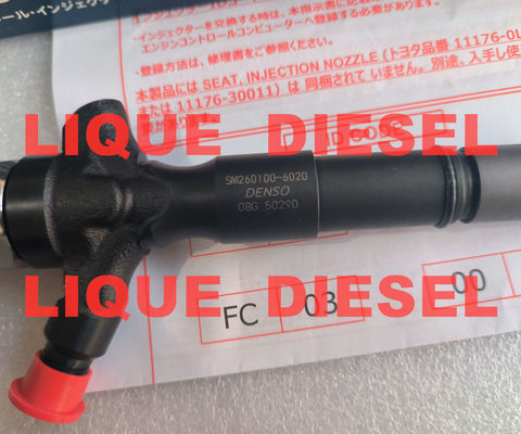 DENSO Fuel Injector 260100-6020 2601006020 295050-0810 2950500810 23670-0L110 23670-09380 supplier