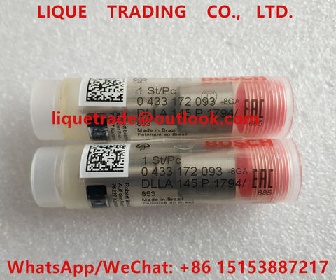 BOSCH injector nozzle 0433172093, DLLA145P1794, 0 433 172 093, DLLA 145 P 1794, 0433 172 093, D LLA 145 P 1794 supplier