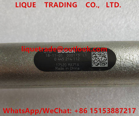 BOSCH Common rail fuel rail 0445214112 , 0 445 214 112 for NISSAN 17520-MA71A, 17520MA71A supplier