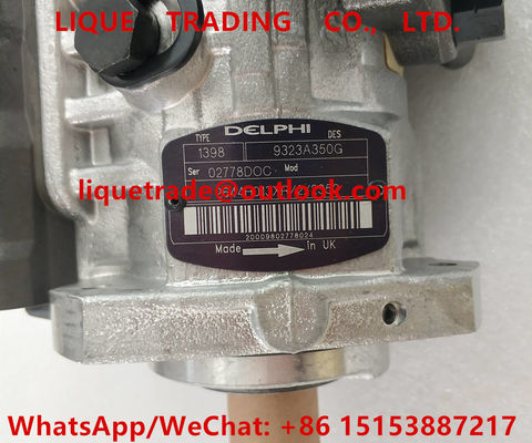 DELPHI DP210 diesel fuel pump 9323A350G, 9320A210G, 9320A215G, 9320A217G for PERKINS 2644H013, CAT 236-8228, 248-2356 supplier
