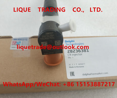 DELPHI Common rail injector 28236381 for HYUNDAI Starex 33800-4A700 / 338004A700 supplier