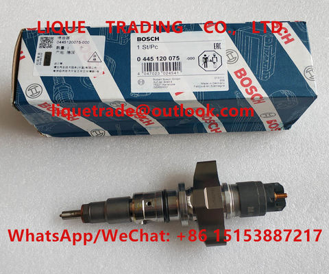 BOSCH Fuel Injector 0445120075 , 0 445 120 075 , 0445 120 075 for IVECO 504128307, 5801382396, CASE NEW HOLLAND 2855135 supplier